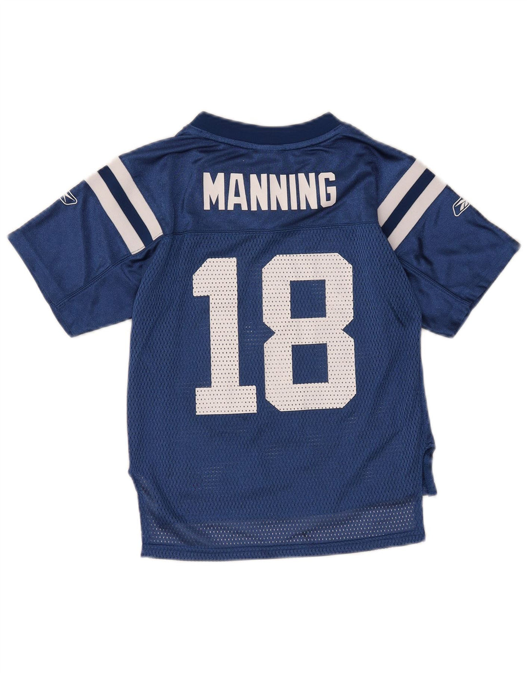 Reebok Boys NFL grafisk trøje Top 5-6 år Medium Navy Blue Colourblock