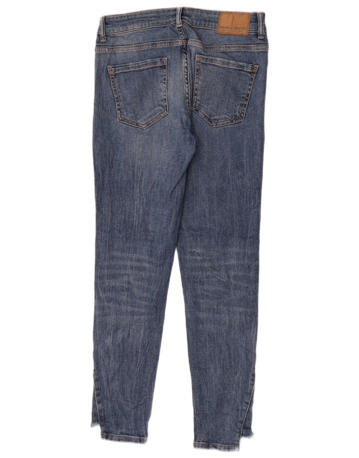 Zara Dame Slim Jeans EU 38 Small W28 L28 Blå