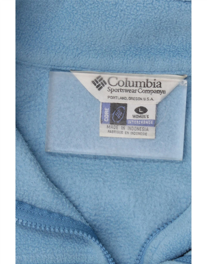 Columbia Dame Fleecejakke UK 16 Large Blue