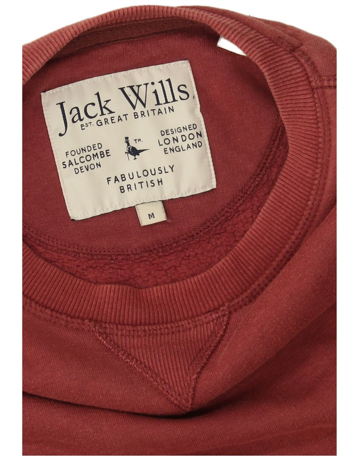 Jack Wills Herre sweatshirt Jumper Medium Bourgogne bomuld