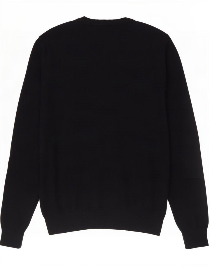 Marks & Spencer Herre V-hals sweater Medium marineblå bomuld