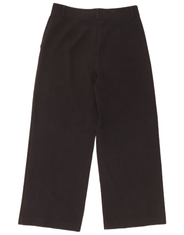 Marks & Spencer Kvinder Casual Bukser med brede ben UK 14 Large W32 L30 Sort