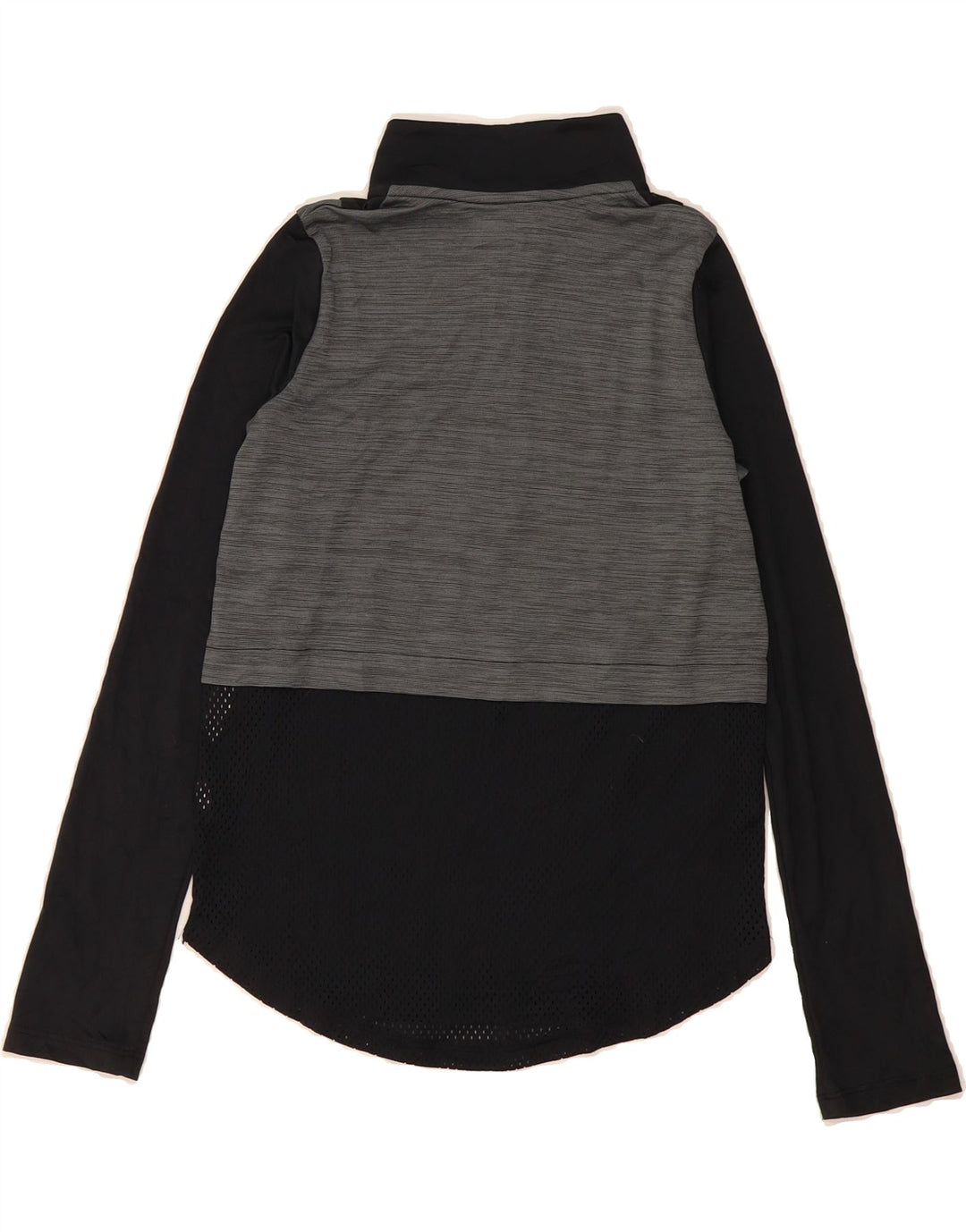 UNDER ARMOUR Girls Pullover Tracksuit Top 9-10 Years Medium Black Vintage Under Armour and Second-Hand Under Armour from Messina Hembry 