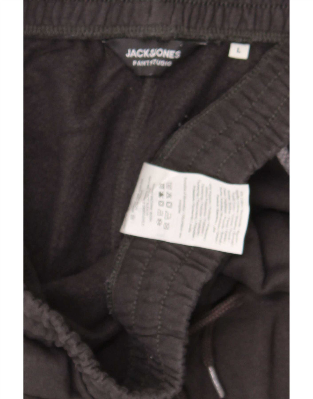 Jack & Jones Sportsshorts til mænd, store sorte bomuld