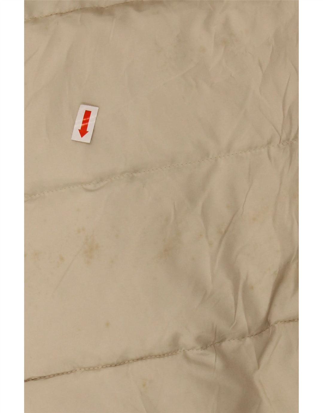 SERGIO TACCHINI Polstret hættejakke til kvinder IT 42 Medium Beige Polyester