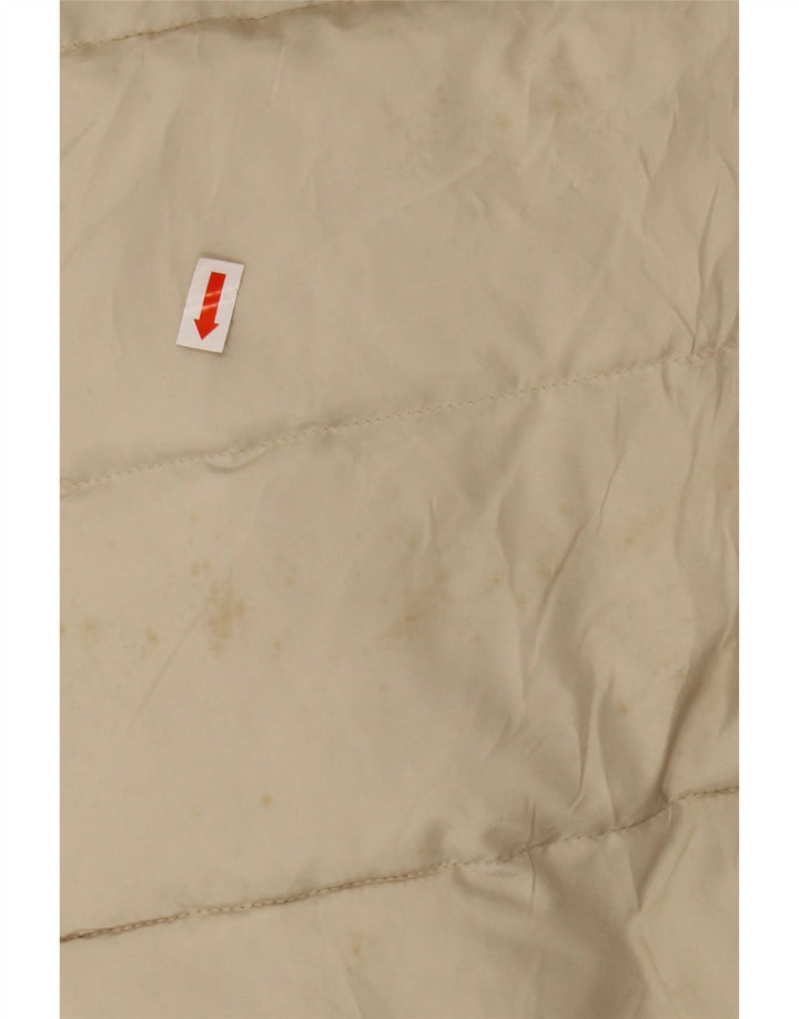 SERGIO TACCHINI Polstret hættejakke til kvinder IT 42 Medium Beige Polyester