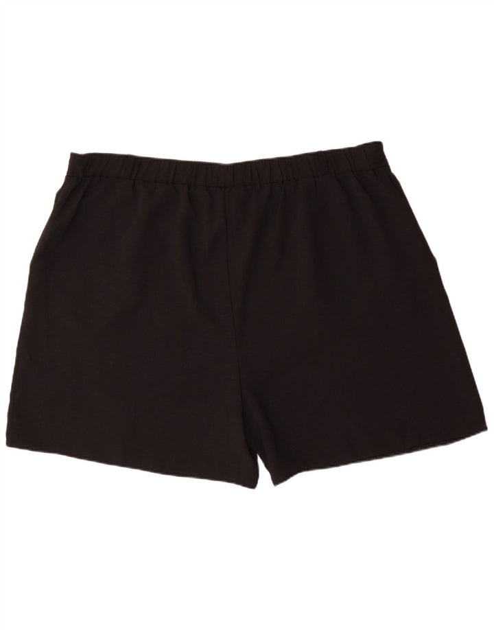 M&Co Dame Chino Shorts UK 20 2XL W40 Sort Polyester