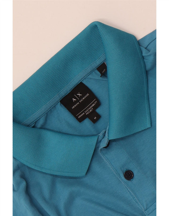 Armani Exchange Herre Polo Shirt Medium Blue