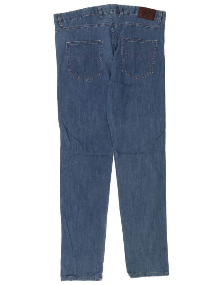 Paul & Shark Herre Stretch Straight Jeans W38 L33 Blå Bomuld