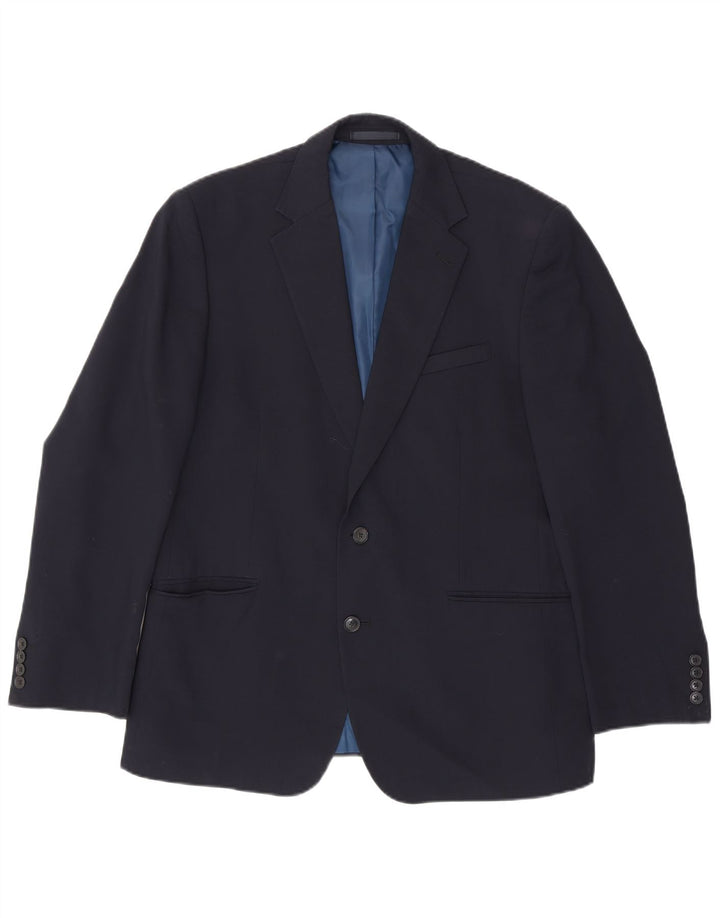 Marks & Spencer Herre 2-knaps blazerjakke UK 42 Large Navy Blue