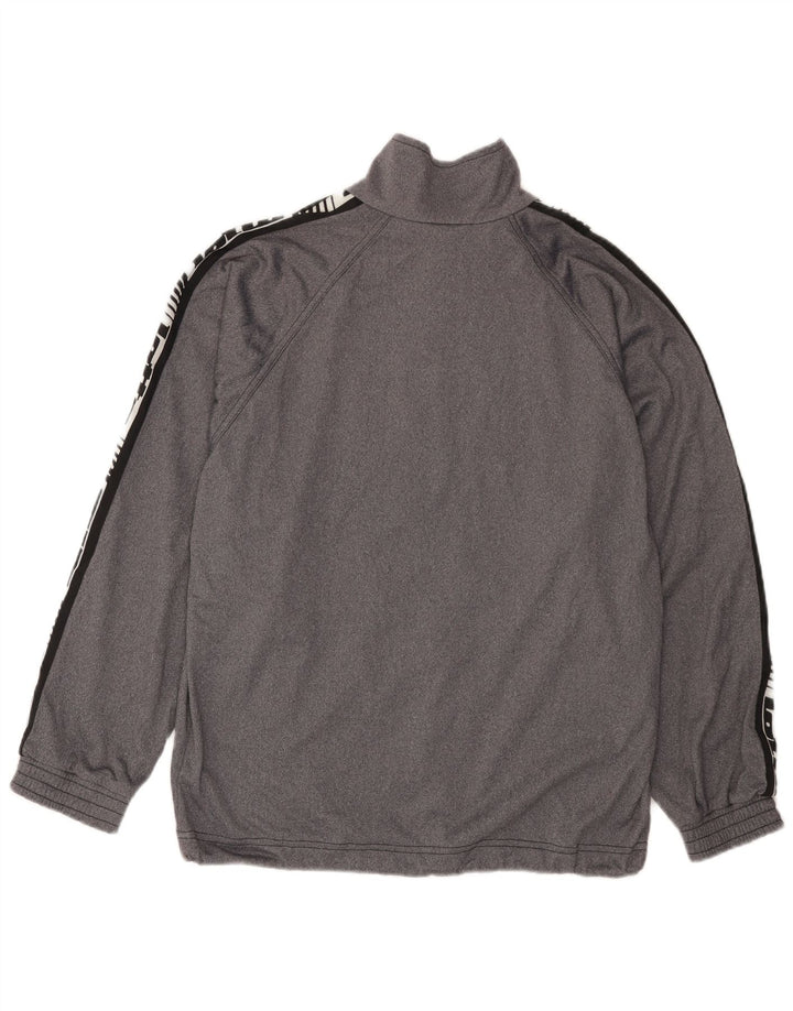 Lotto Herre grafisk træningsdragt Topjakke UK 38/40 Medium Grey Colourblock