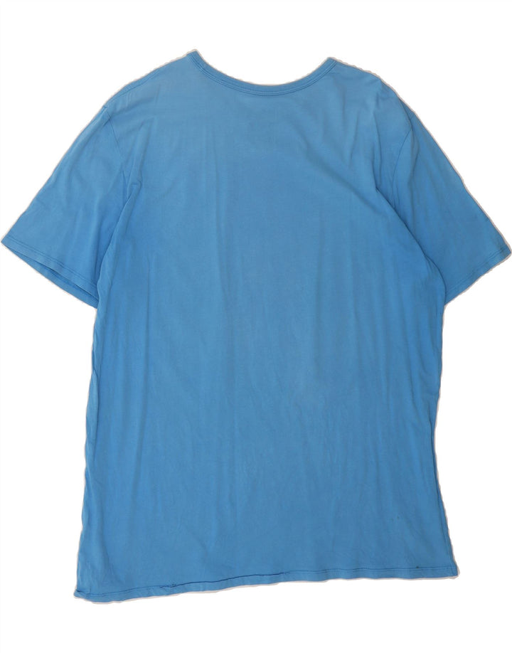 NIKE Mens Athletic Cut Graphic T-Shirt Top XL Blue Vintage Nike and Second-Hand Nike from Messina Hembry 