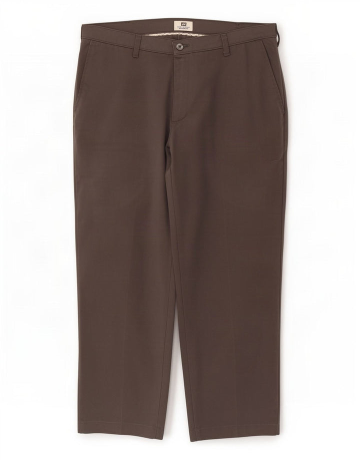 Lee Herre Relaxed Fit Chino Bukser W36 L29 Grå Polyester