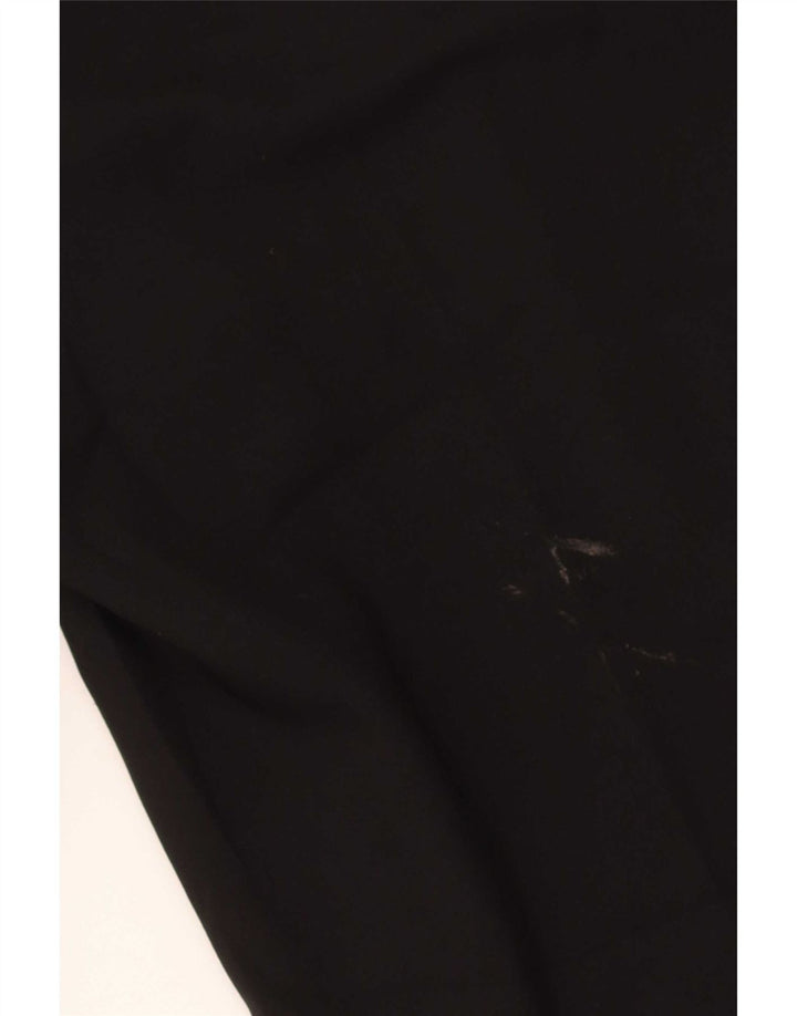 Marks & Spencer Mens Straight Suit Trousers W38 L31 Black Polyester
