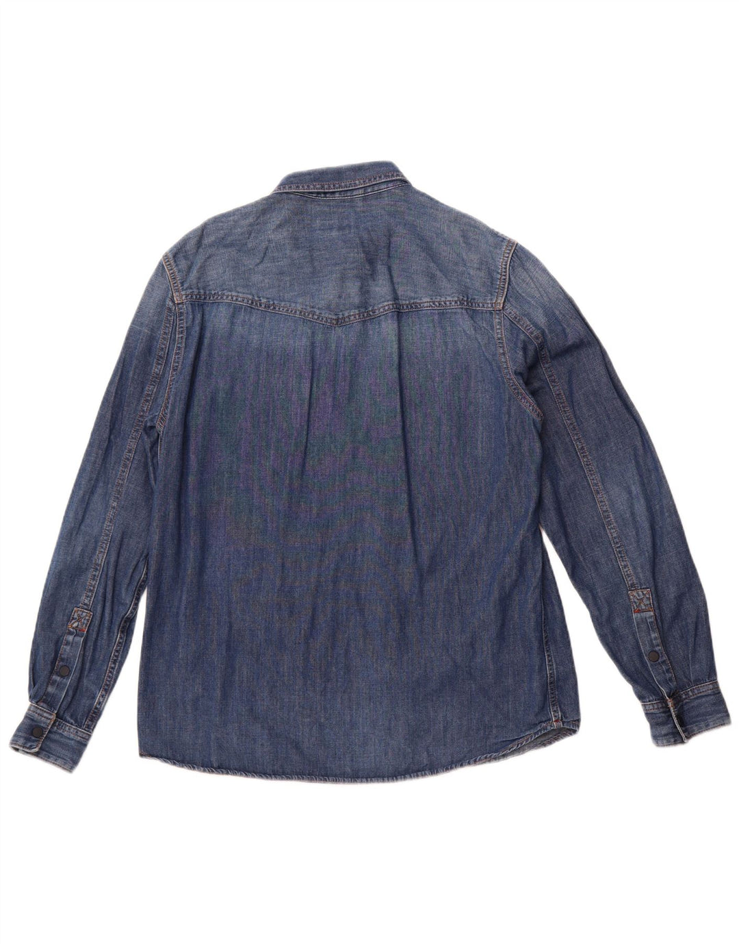 Timberland Herre Slim Fit denimskjorte Stor blå bomuld