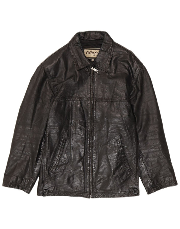 Vintage herre læderjakke UK 36 Small Black