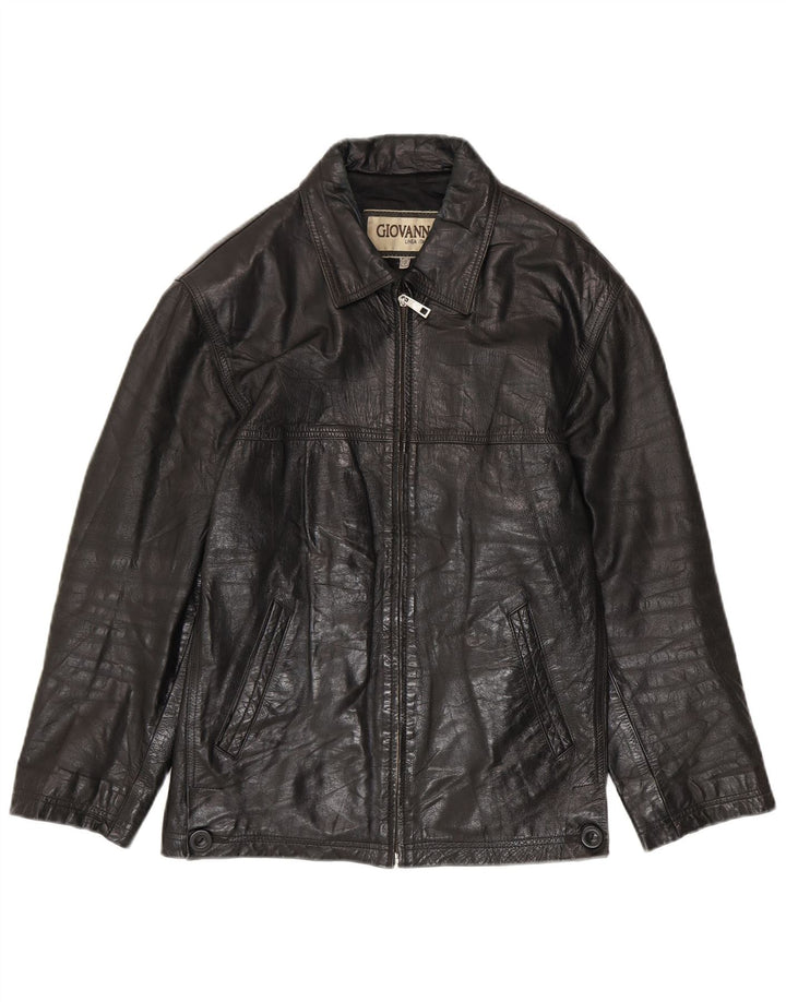 Vintage herre læderjakke UK 36 Small Black