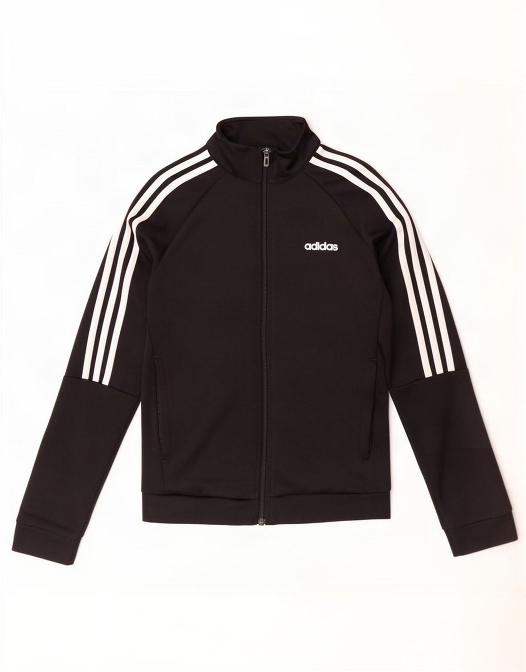 Adidas Dame Climalite Træningsdragt Topjakke UK 4/6 XS Sort Polyester
