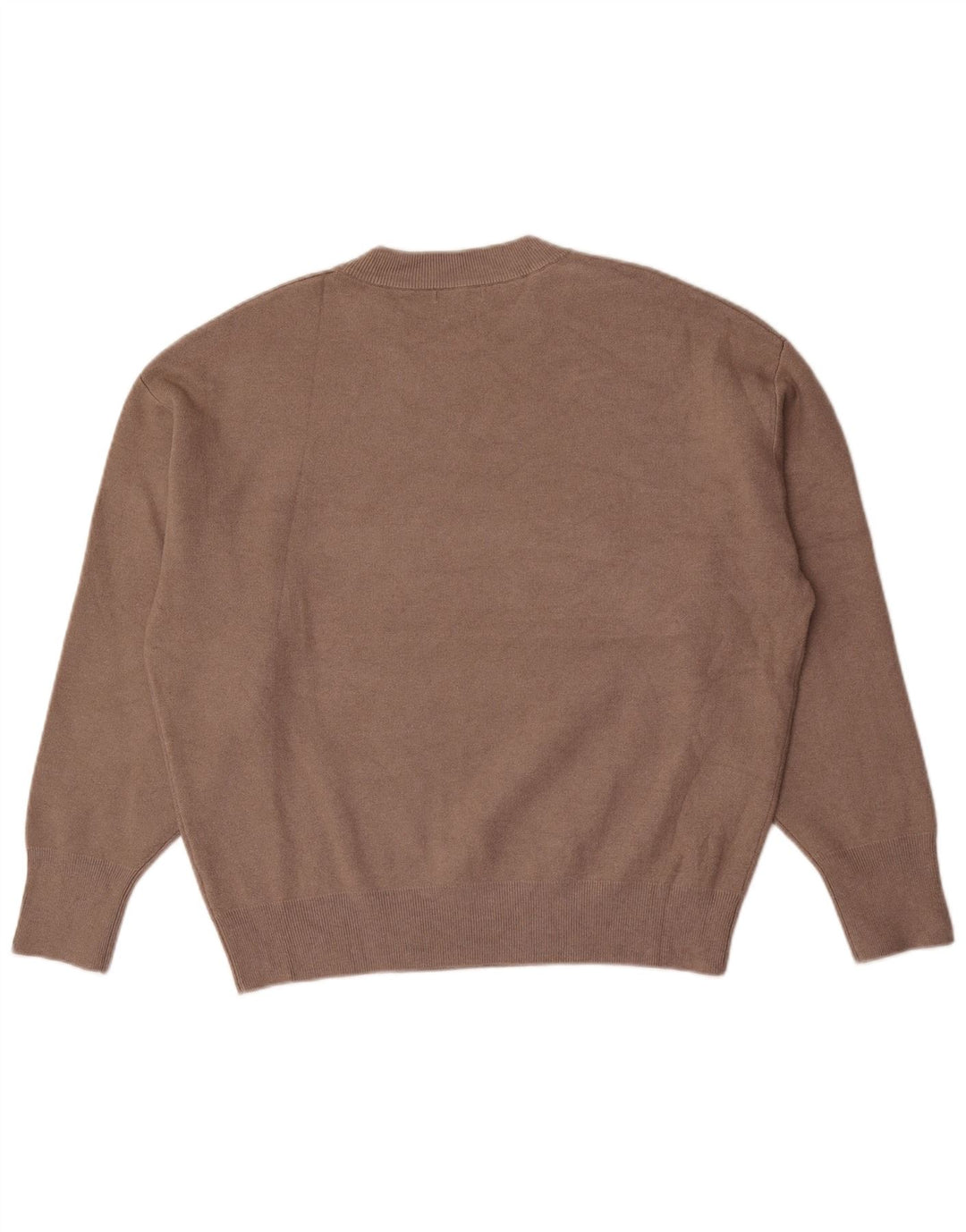 Massimo Dutti Herre grafisk rund hals sweater stor grå