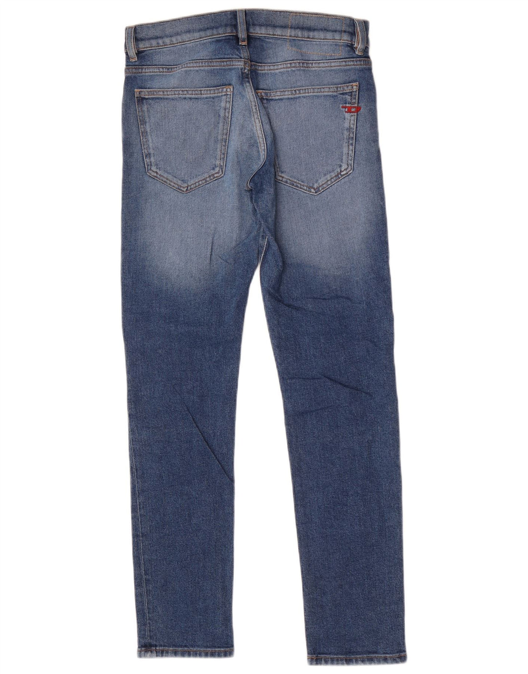 Diesel Dame Slim Jeans W28 L30 Blå Bomuld