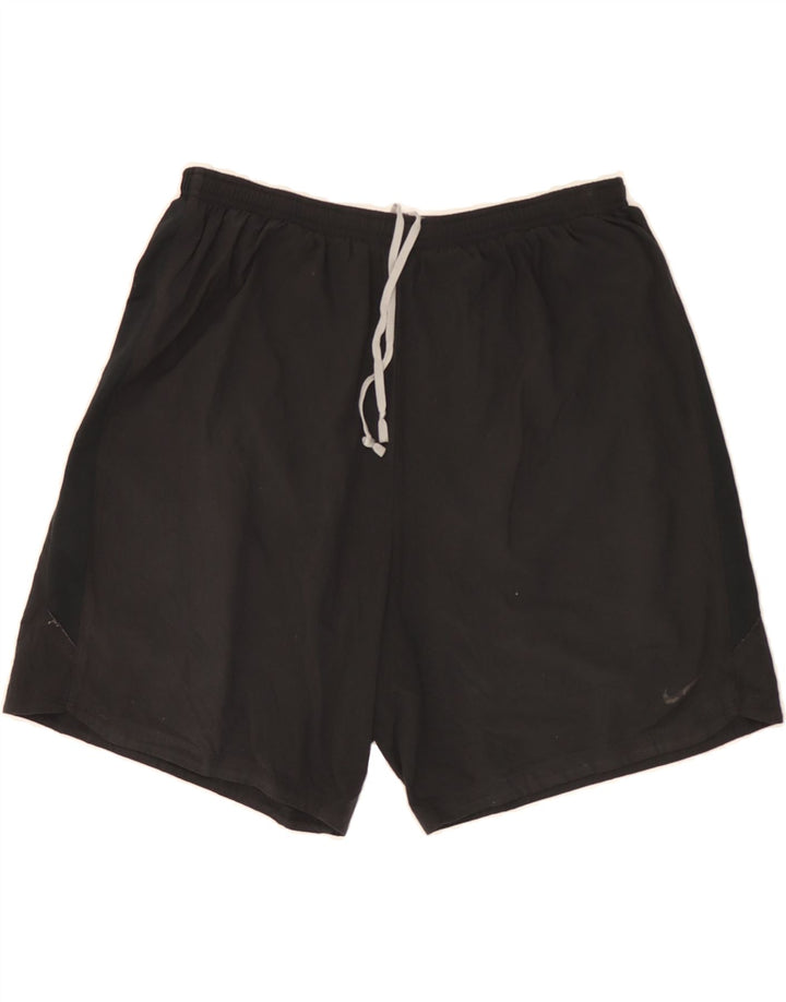 NIKE Mens Sport Shorts Medium  Black Polyester Vintage Nike and Second-Hand Nike from Messina Hembry 