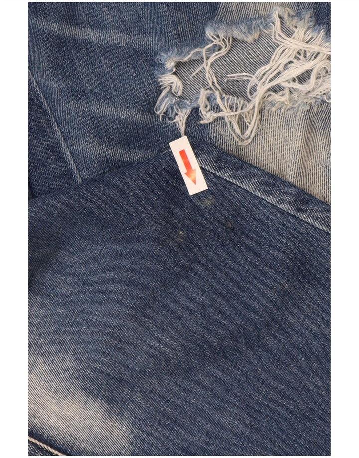 Replay Dame Katewin Distressed Slim Jeans W32 L32 Blå Bomuld