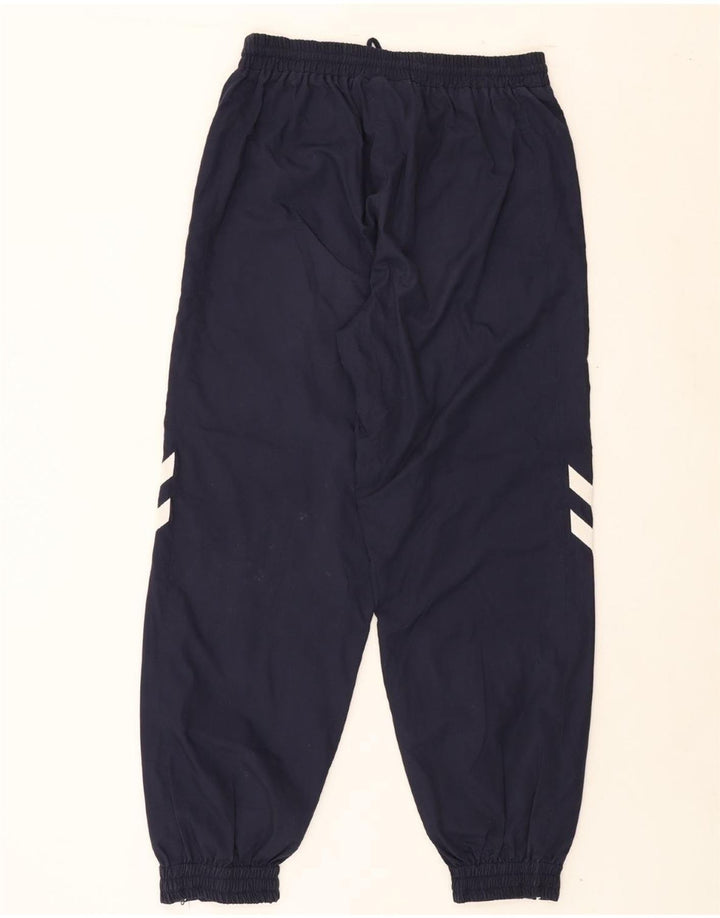 HUMMEL Mens Tracksuit Trousers Joggers Large  Navy Blue Polyester Vintage Hummel and Second-Hand Hummel from Messina Hembry 