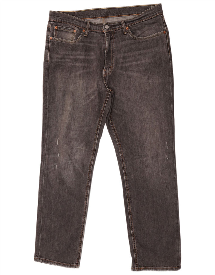 Levi's Herre 541 Slim Jeans W36 L32 Grå Bomuld