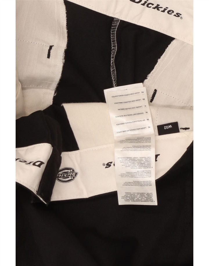 Dickies Lige Chinobukser til mænd W32 L27 Sort polyester