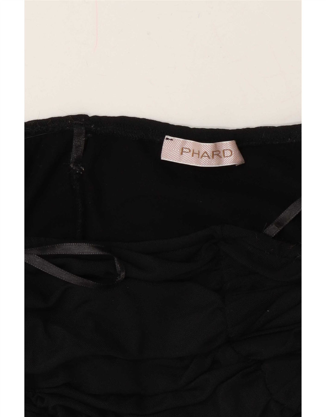 Phard Dame Stropløs Bodycon Kjole UK 8 Lille Sort