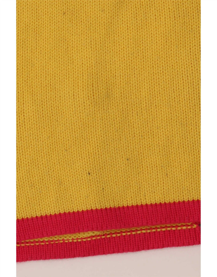Brummell Dametrøjetrøje med rund hals DK 12 Medium Yellow Colourblock