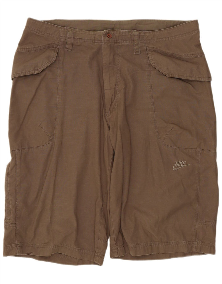 NIKE Cargo Shorts til mænd W38 XL brun bomuld