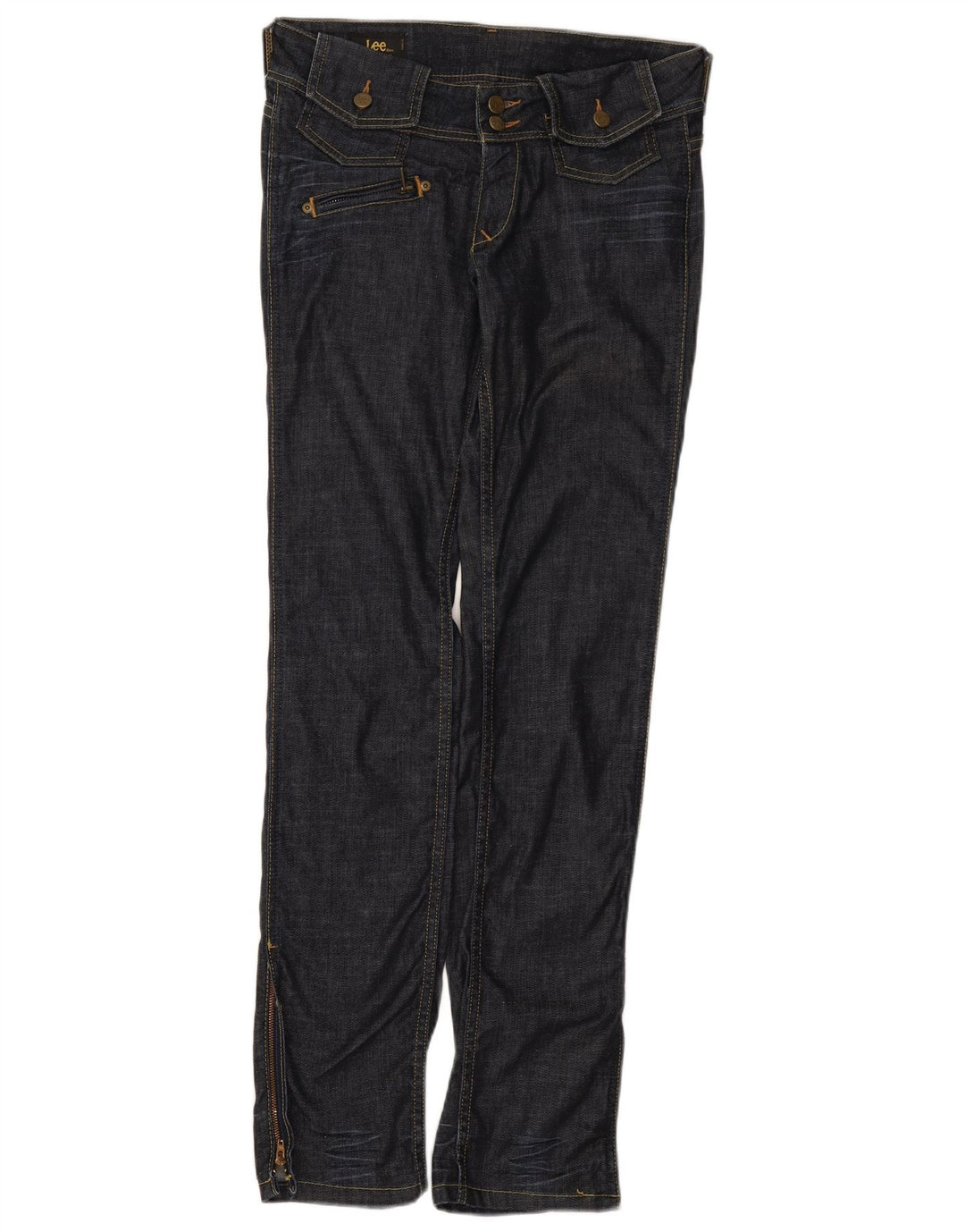 Lee Womens Brea Slim Jeans W29 L33 Marineblå Bomuld