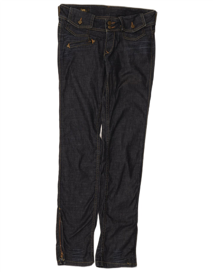 Lee Womens Brea Slim Jeans W29 L33 Marineblå Bomuld