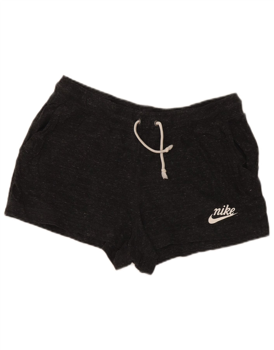 NIKE sportsshorts til kvinder UK 16 Large Grå Bomuld