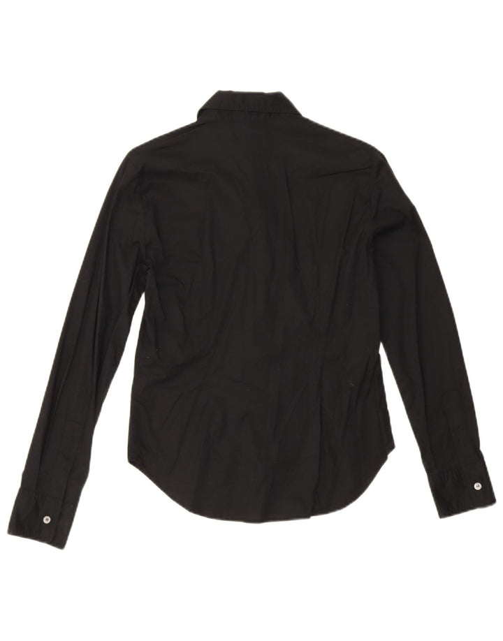 Dkny Dameskjorte US 2 XS Sort Bomuld