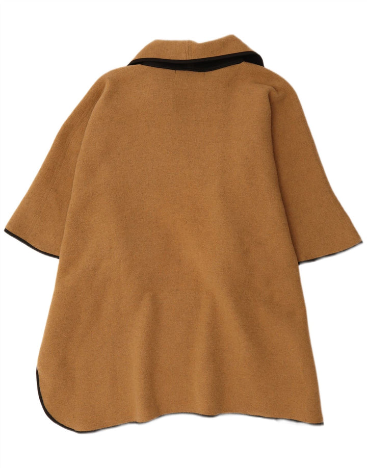 David Barry Dame Poncho Coat One Size Beige