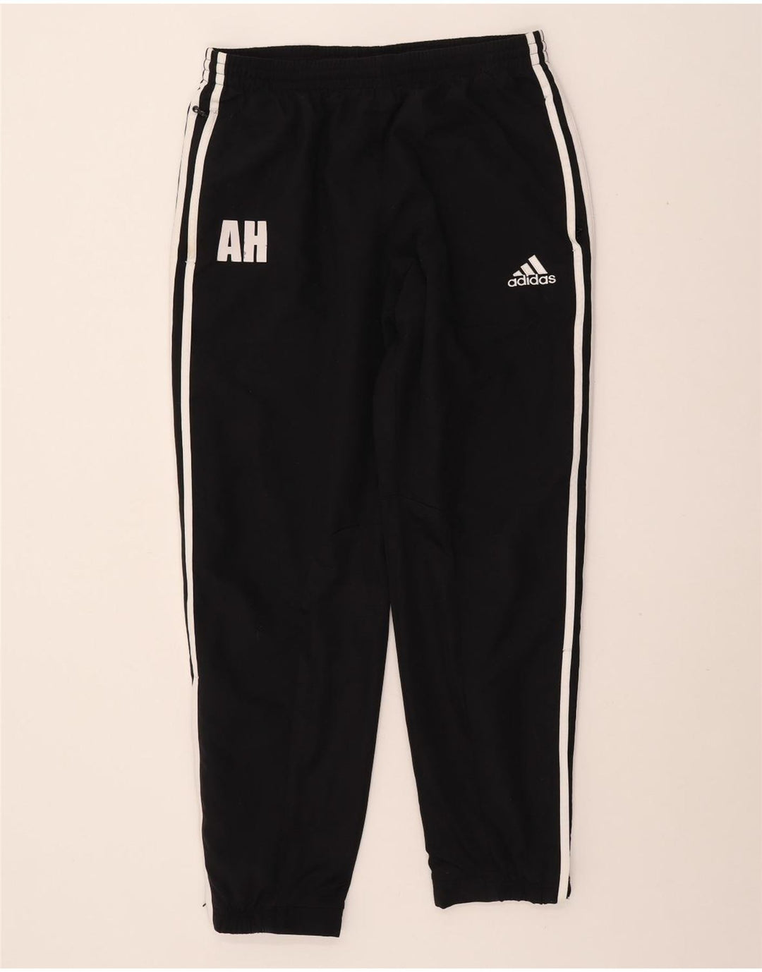 ADIDAS Træningsdragt til mænd Joggers UK 42/44 Large Black Polyester