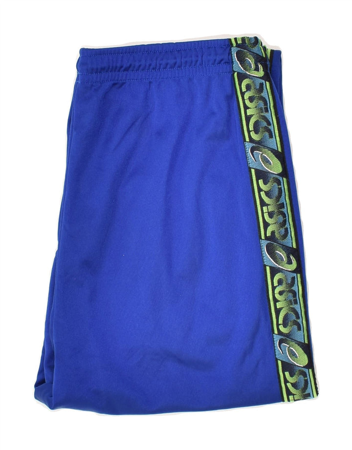 ASICS Mens Tracksuit Trousers XL Blue Polyester Vintage Asics and Second-Hand Asics from Messina Hembry 