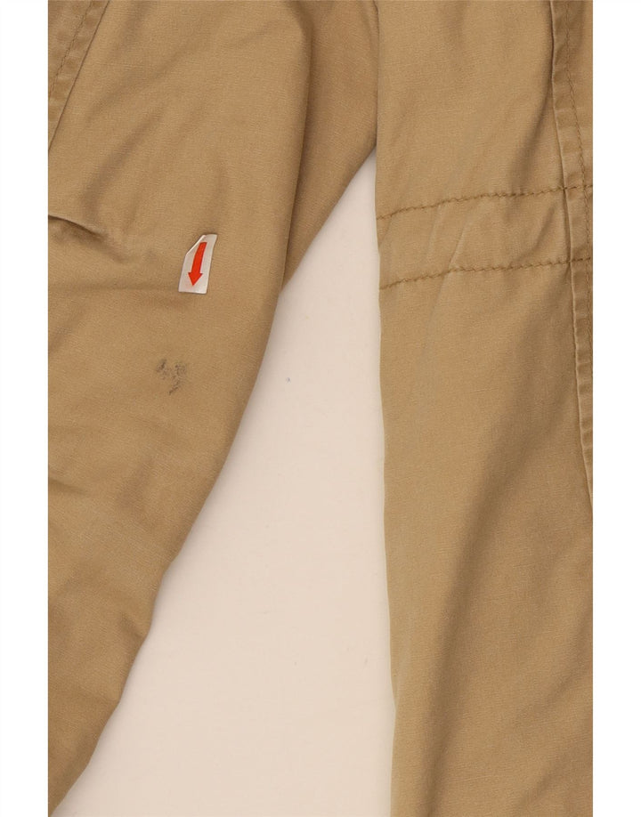 Fat Face Dame Military Jacket UK 12 Medium Beige Bomuld