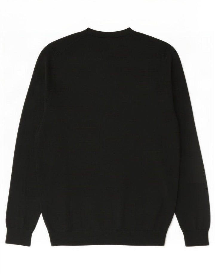 Marks & Spencer Herre V-hals sweater Medium Grøn Merinould