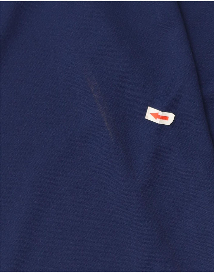 Adidas Herre Climalite Pullover med lynlås-hals Træningsdragt Top Stor marineblå
