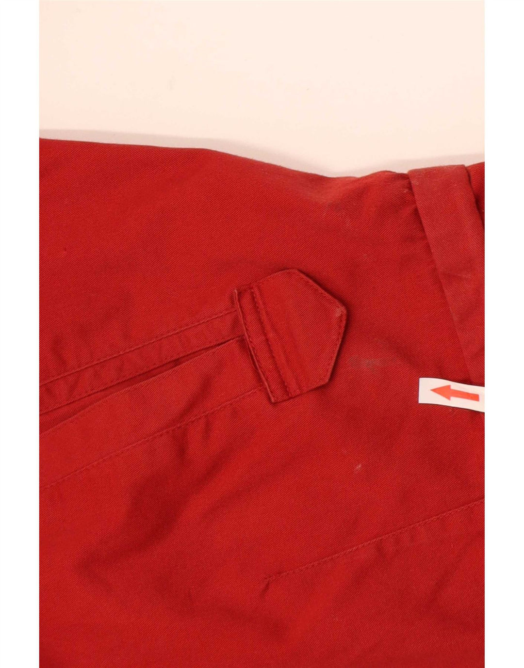 Coast Guard Herre Hooded Bomber Jacket UK 38 Medium Red Colourblock Bomuld