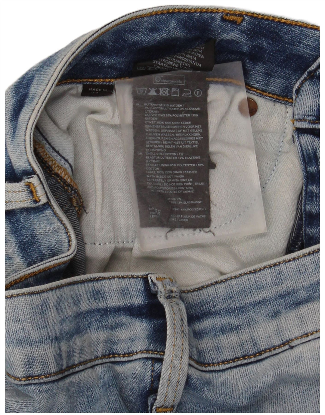 G-STAR Slim Jeans til mænd W32 L30 blå bomuld