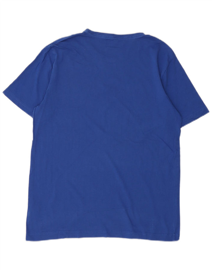 Puma Herre T-Shirt Top Medium Blå Bomuld