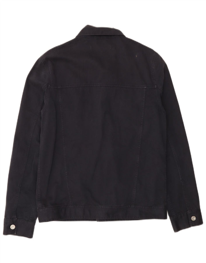 FRANSK FORBINDELSE Herre denimjakke UK 36 Lille marineblå bomuld