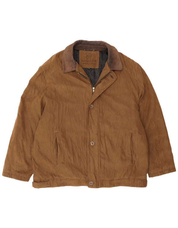 Douglas Herre Ruskindsjakke UK 46 3XL Beige Læder