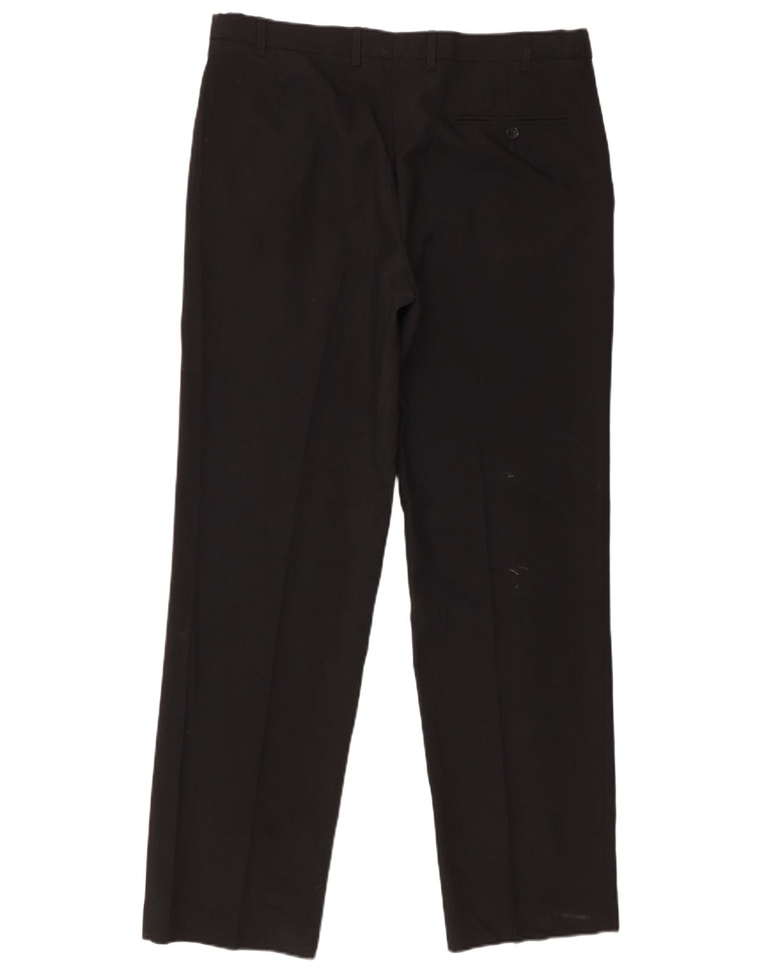Marks & Spencer Herre Regular Fit Suit Bukser W36 L31 Sort polyester