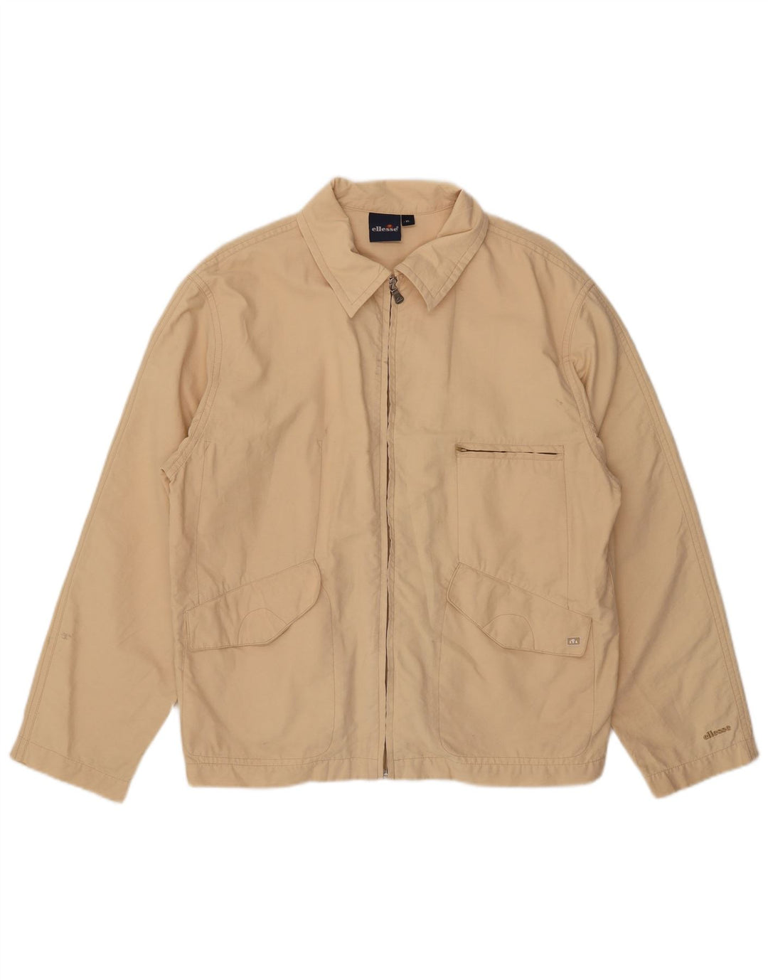 Ellesse Herre Utility Jacket UK 42 XL Beige Bomuld