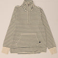 L.L.BEAN Womens Oversized Sweatshirt Jumper UK 6 XS Off White Striped Vintage L.L.Bean and Second-Hand L.L.Bean from Messina Hembry 